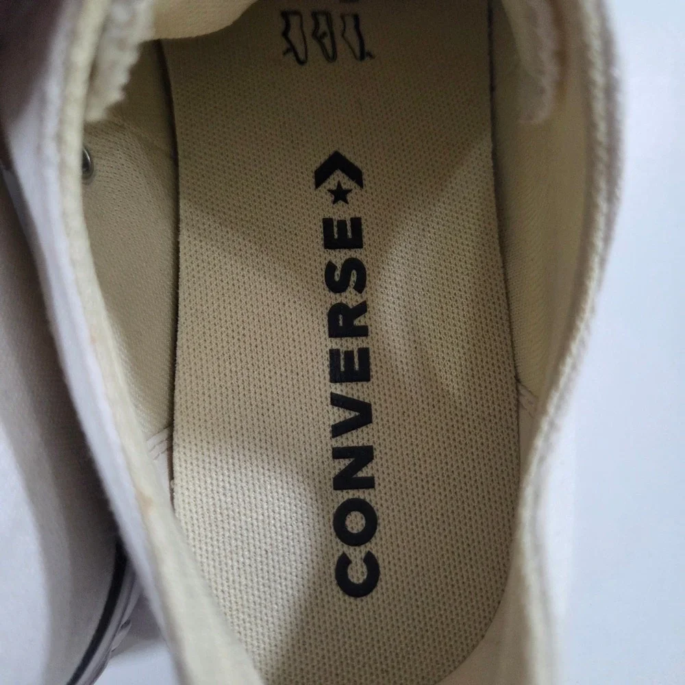 Converse Chuck Taylor All Star Lift Platform White Canvas LowTop 560251F Size 9W - Picture 5 of 8
